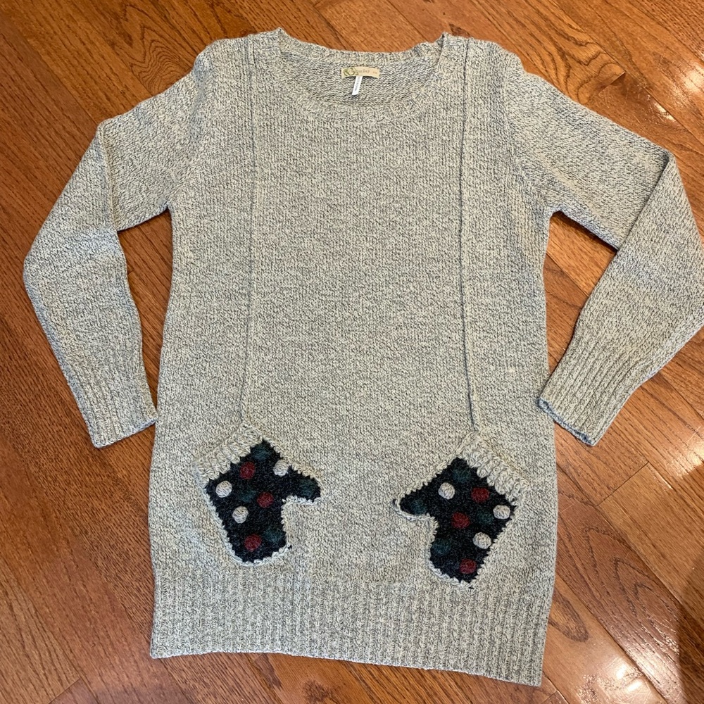 Sweater Dress/tunic w Mitten Pockets by Modcloth